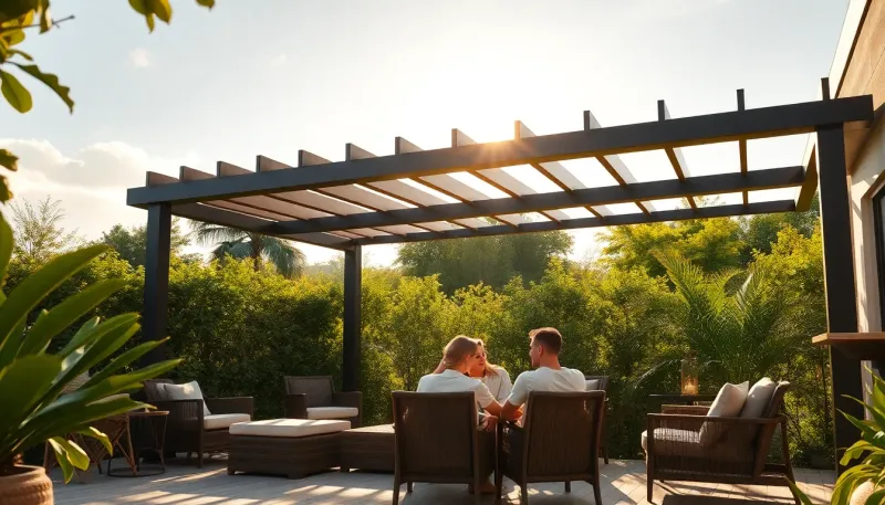 Choisir une pergola 4x2 5 pour un espace extérieur optimisé